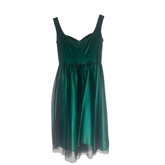 Stop Staring! Women's 6 Emerald Green Fit & Flare Party Dress Vintage-Inspired - Picture 12 of 13